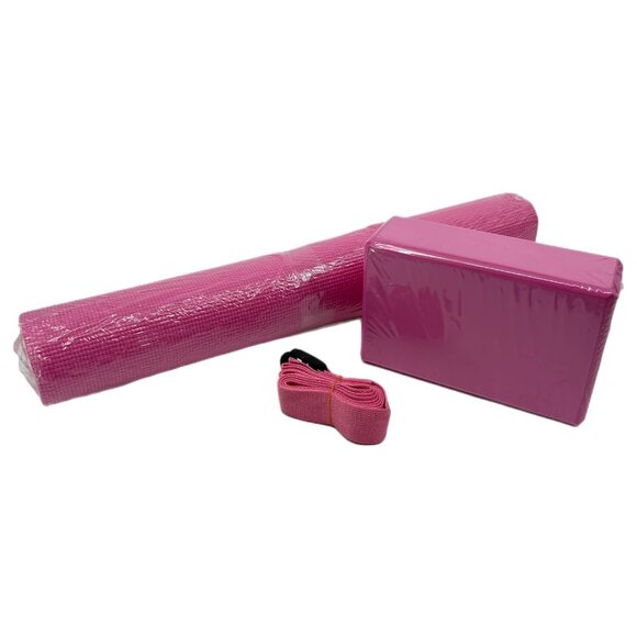 Pink Classic Solid Yoga Workout Set | New Without Tags - Picture 5 of 5